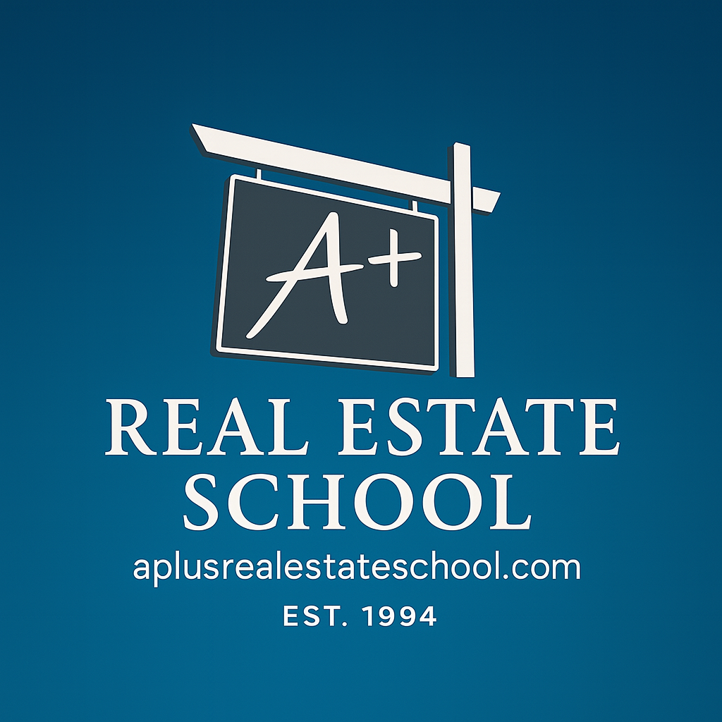 A+ Real Estate School Logo